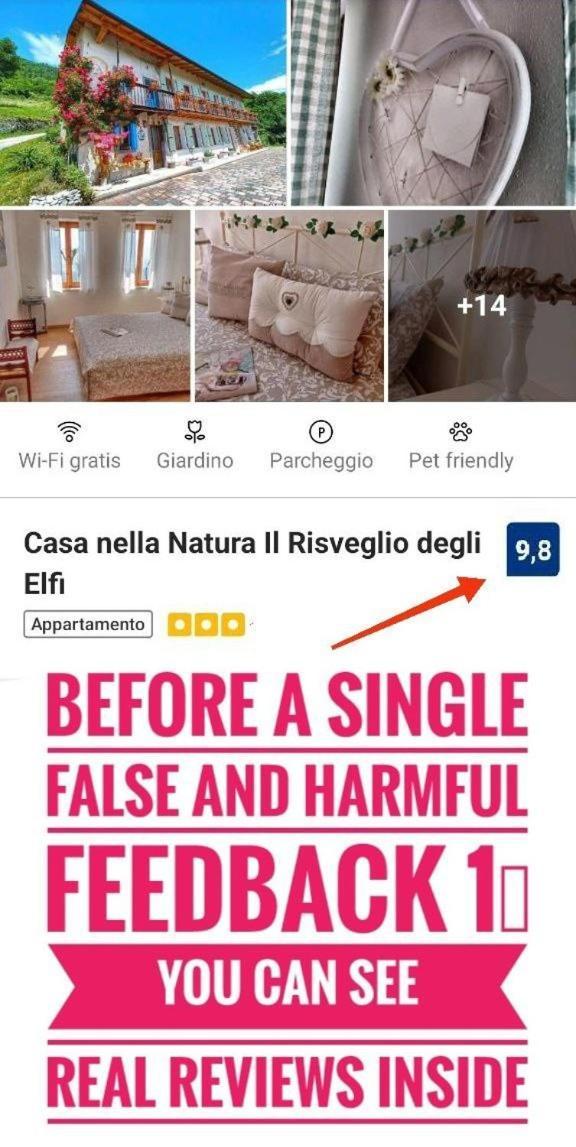 Casa Nella Natura Il Risveglio Degli Elfi Pedavena Kültér fotó